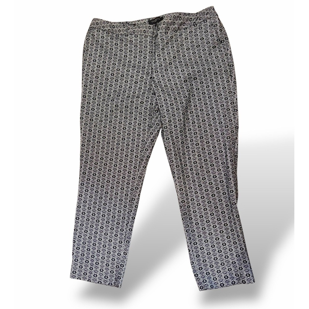 Talbots Hampshire High Rise Straight Leg Career Pants  Size 16W Business Classic